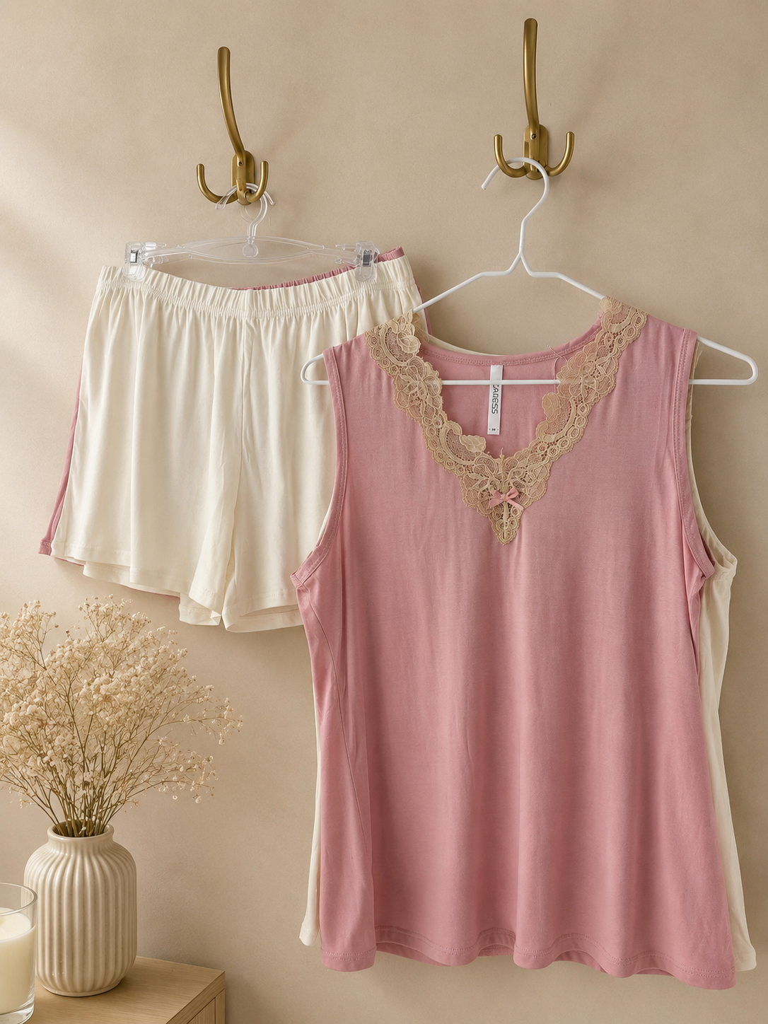Set Pijama Maiou cu sorti