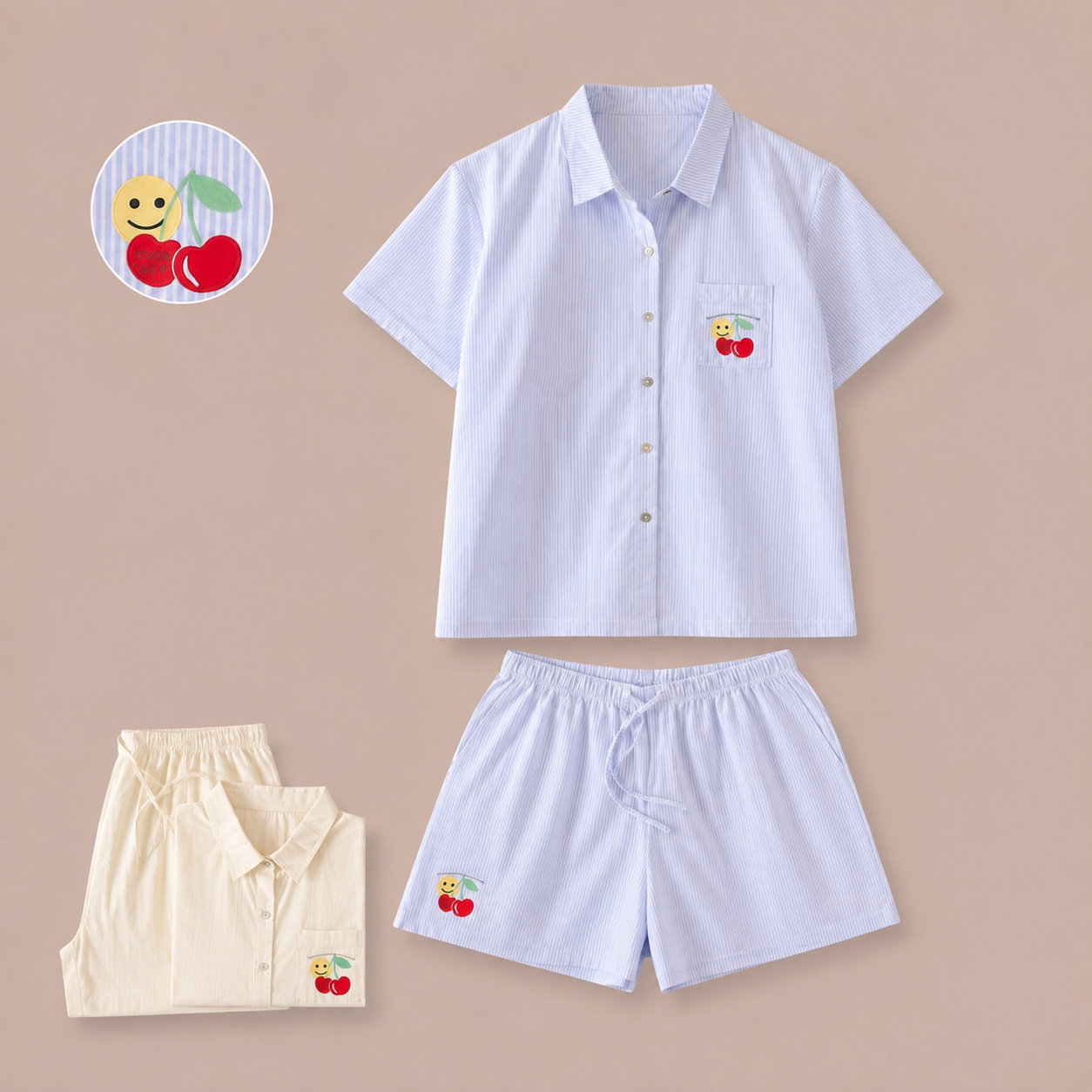 Set pijamă din 2 piese "Cherry"