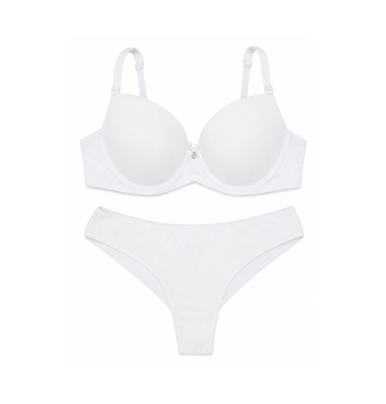 Sutien cu burete și sârmă+slip brazilian