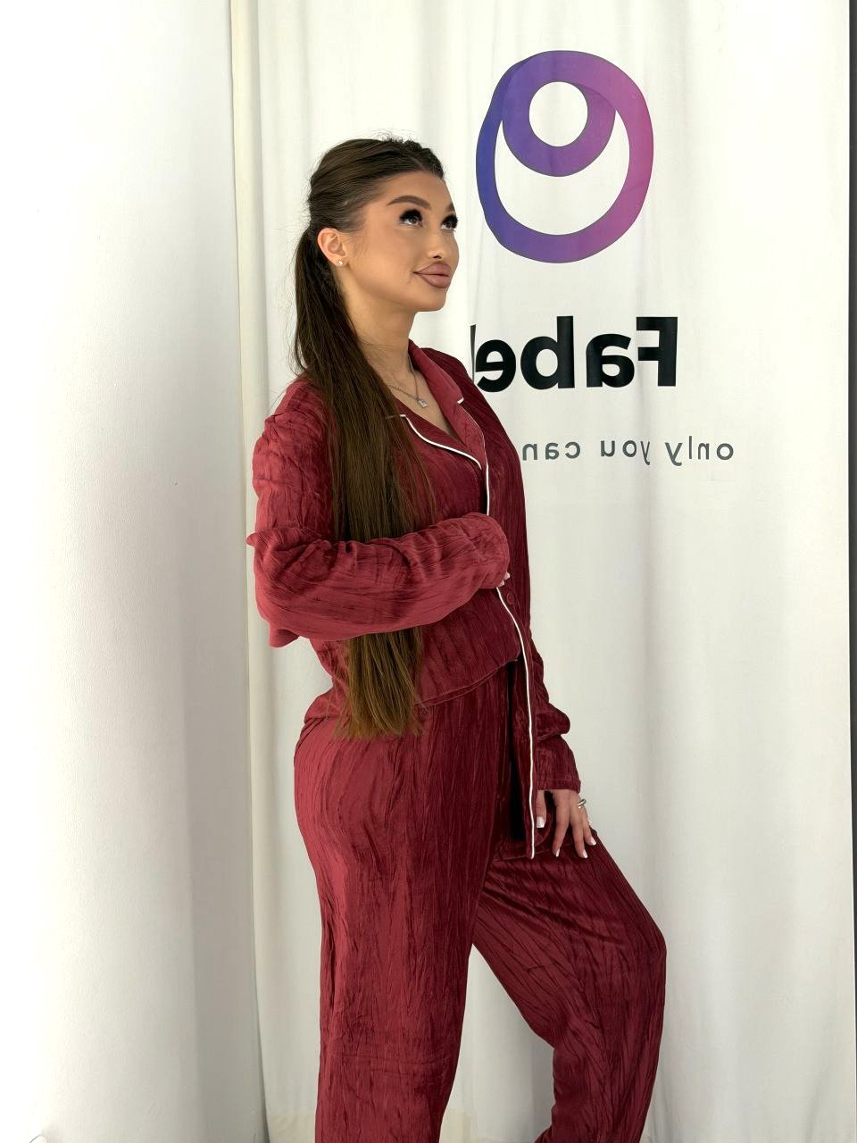 Set Pijama din velur