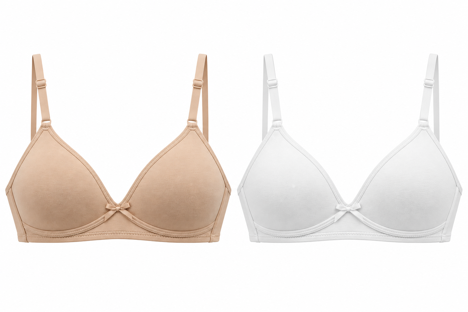 Sutien Triangle din bumbac pentru adolescente, fără sârmă