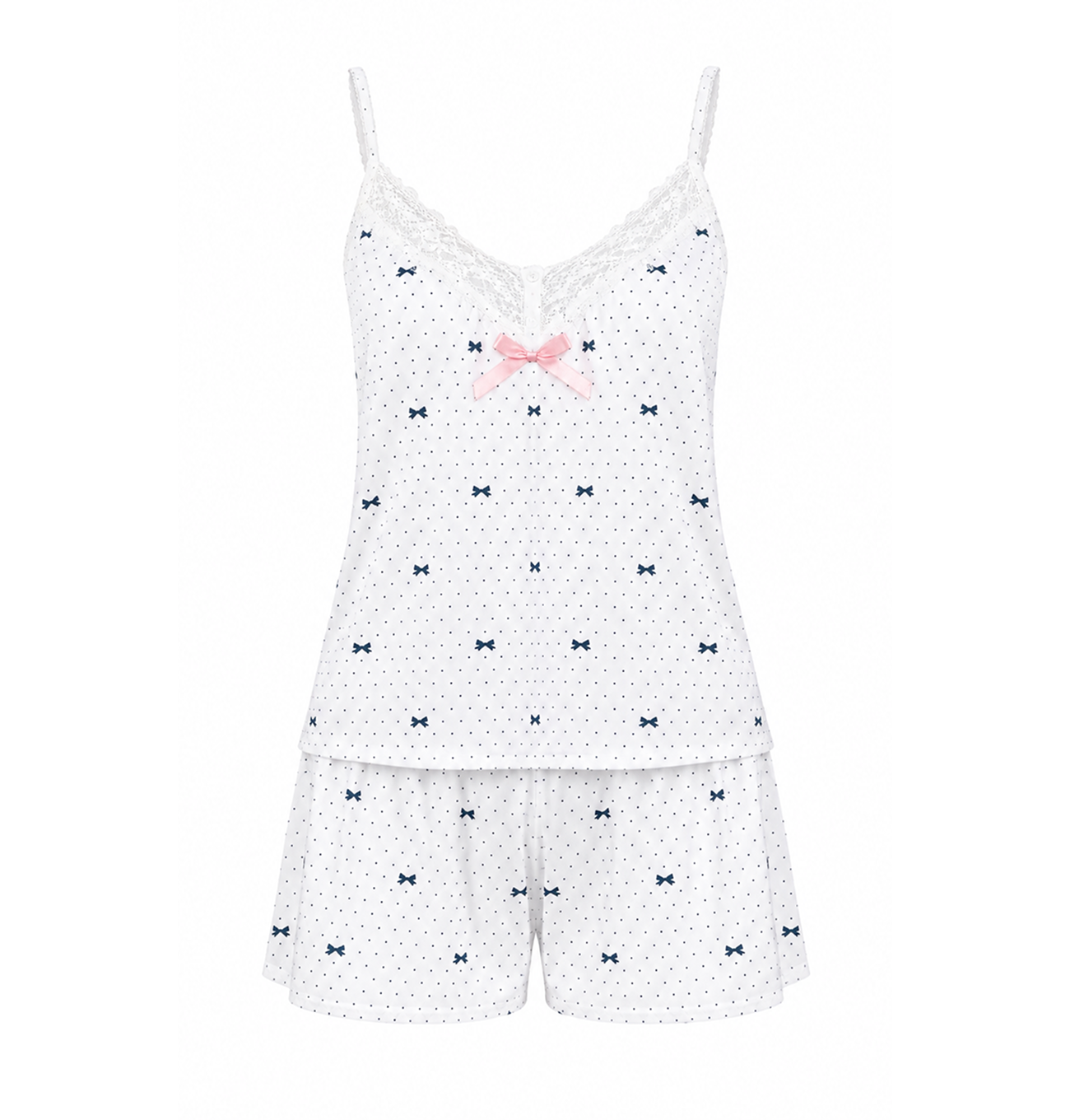 Set Pijama Maiou cu sorti scurti